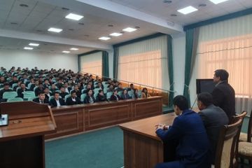 At Termez State University the seminar was held  about “Intellectual Transport Systems: New ICT base Master’s Curricula in Uzbekistan”